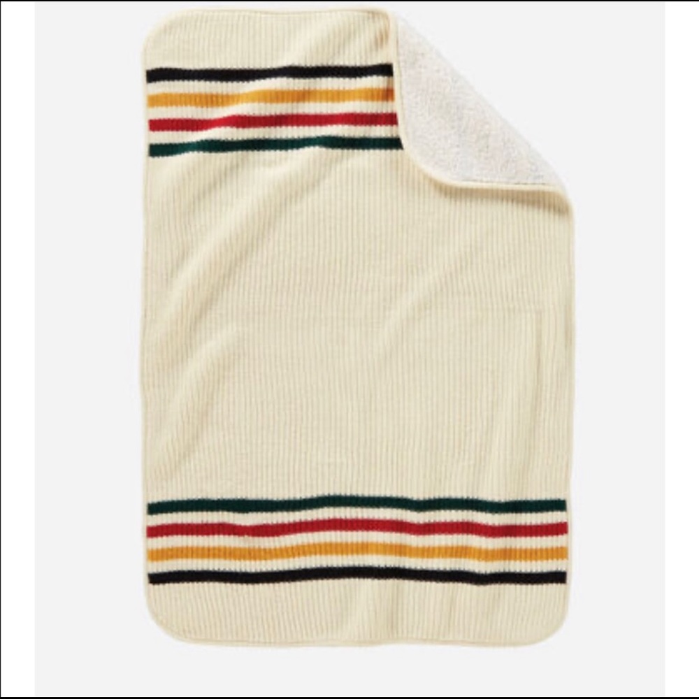 Pendleton knit Sherpa Baby blanket - Picture 10 of 10